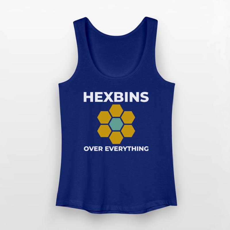 Hexbins Data Visualization GIS Mapping Spatial Women’s Organic Tank Top