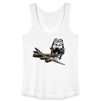 Pilot Lankaster - Women’s Organic Tank Top - white - Front