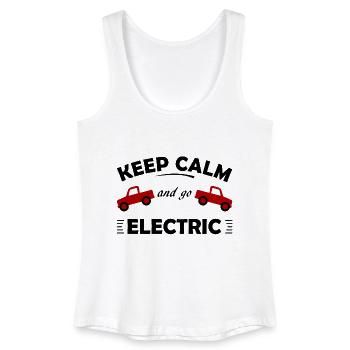 Electric - Women’s Organic Tank Top - white - Front