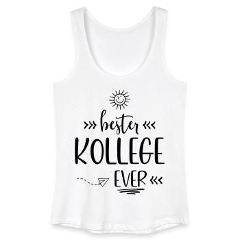 T-Shirts für nette Kollegen - Frauen Bio Tank Top - Weiß - Vorne