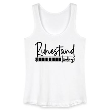 Ruhestand loading - Frauen Bio Tank Top - Weiß - Vorne