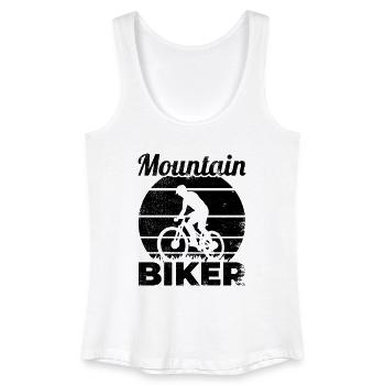 Mountain bikers - Women’s Organic Tank Top - white - Front