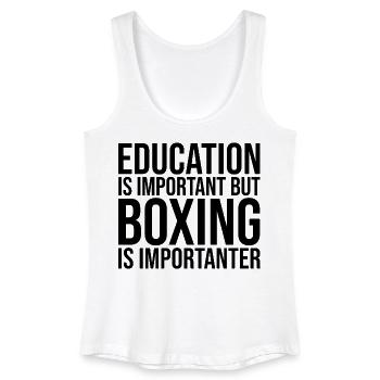Boxen - Frauen Bio Tank Top - Weiß - Vorne