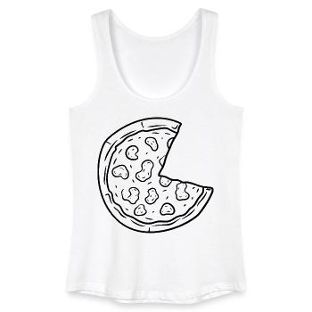 Pizza Drawing - Women’s Organic Tank Top - white - Front