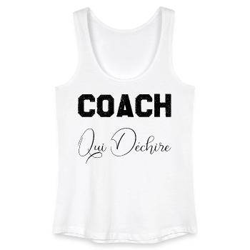 Coach Who - Women’s Organic Tank Top - white - Front