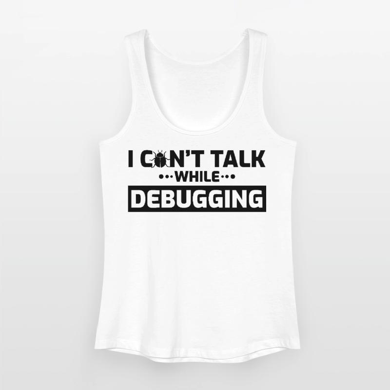 I can't speak while debugging Women’s Organic Tank Top