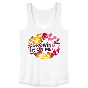 Growing connection - Women’s Organic Tank Top - white - Front