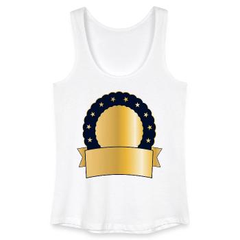 AUSZEICHNUNG SELBST GESTALTEN - Frauen Bio Tank Top - Weiß - Vorne