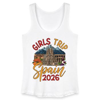 Spain Girls Trip 2026 - Frauen Bio Tank Top - Weiß - Vorne