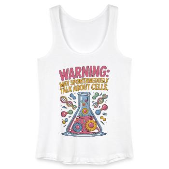 Lab Technician Warning May Medical Laboratory Work - Frauen Bio Tank Top - Weiß - Vorne