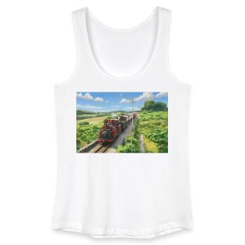 Dduallt-Doppelspiel - Frauen Bio Tank Top - Weiß - Vorne