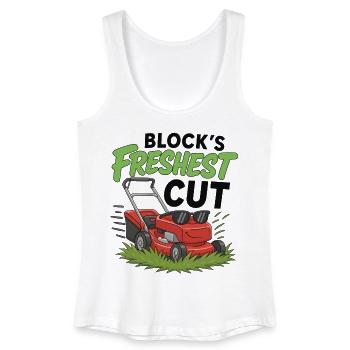 Blocks Freshest Cut - Women’s Organic Tank Top - white - Front