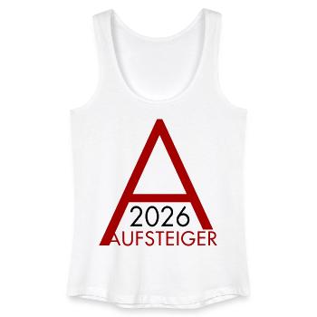 Aufsteiger 2026 Aufstieg - Frauen Bio Tank Top - Weiß - Vorne