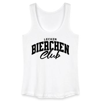 Lecker Bierchen Club - Frauen Bio Tank Top - Weiß - Vorne