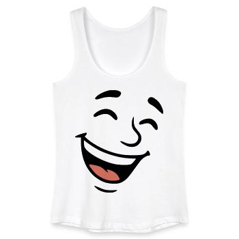 Laugh - Women’s Organic Tank Top - white - Front