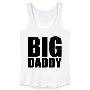 BIG DADDY - Frauen Bio Tank Top - Weiß - Vorne