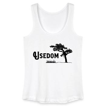 Usedom, Perle der Ostsee - Frauen Bio Tank Top - Weiß - Vorne