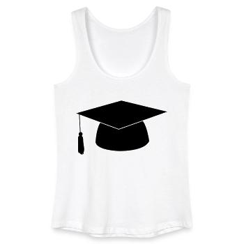 Doctoral hat - Women’s Organic Tank Top - white - Front
