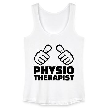 Physiotherapeut - Frauen Bio Tank Top - Weiß - Vorne