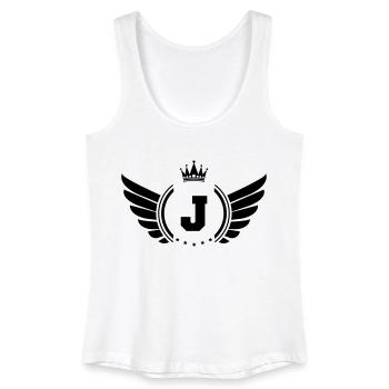 wappen j - Frauen Bio Tank Top - Weiß - Vorne