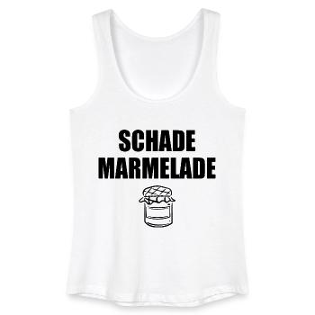 Schade Marmelade - Frauen Bio Tank Top - Weiß - Vorne