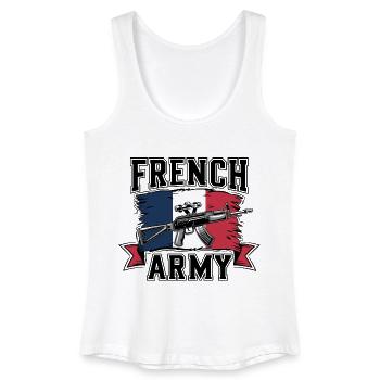 French Army - Débardeur bio Femme - blanc - Devant