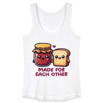 Brot und Marmelade - Frauen Bio Tank Top - Weiß - Vorne