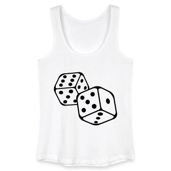 cubes__f1 - Women’s Organic Tank Top - white - Front