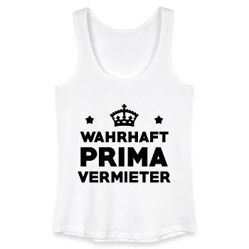 Vermieter Vermieterin Mieter Leasing Miete Auto - Frauen Bio Tank Top - Weiß - Vorne
