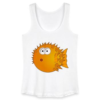 kugelfisch - Frauen Bio Tank Top - Weiß - Vorne