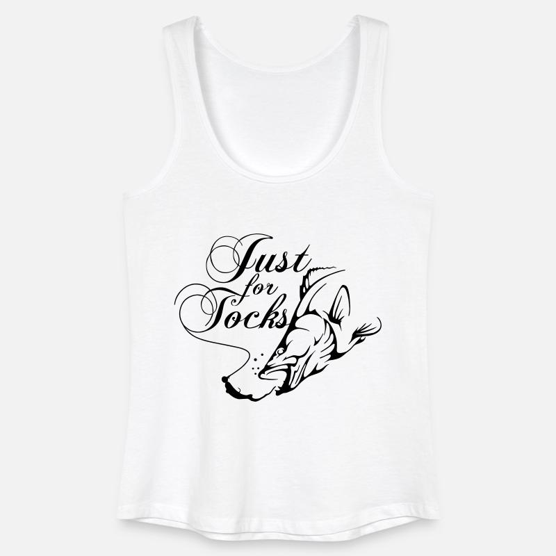 Just for tocks - Women’s Organic Tank Top - white