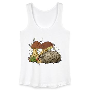 Igel - Frauen Bio Tank Top - Weiß - Vorne