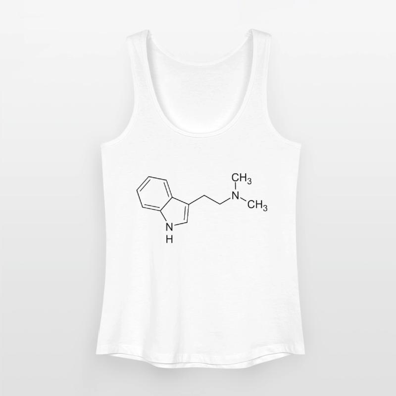 DMT dimethyltryptamine structural formula Women’s Organic Tank Top