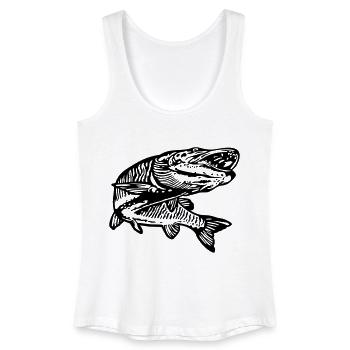 Hecht - Frauen Bio Tank Top - Weiß - Vorne