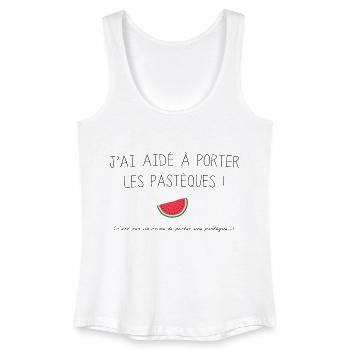 Dirty Dancing Quote - Débardeur bio Femme - blanc - Devant