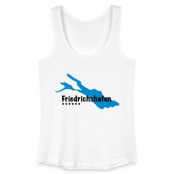 Friedrichshafen Bodensee - Frauen Bio Tank Top - Weiß - Vorne
