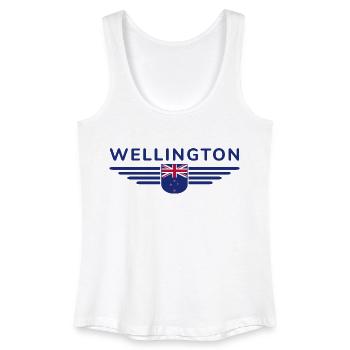 T-shirt Wellington pour les fans néo-zélandais - Débardeur bio Femme - blanc - Devant