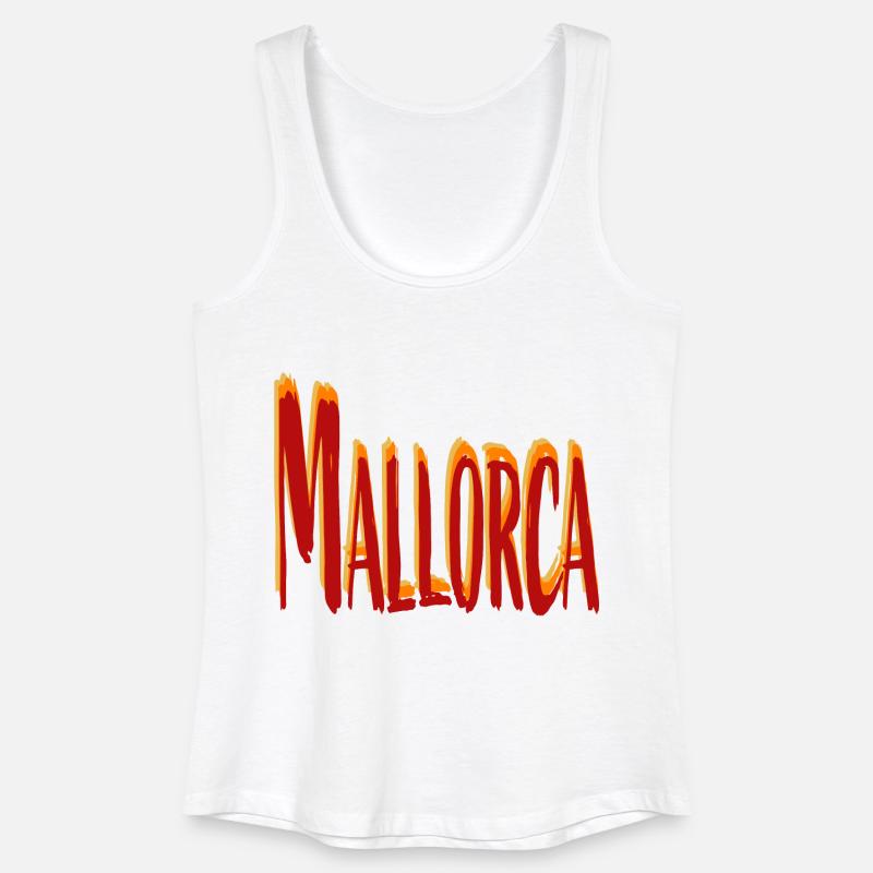 Mallorca 1 - Frauen Bio Tank Top - Weiß