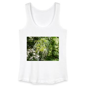 Joie du voyageur Clématite vitalba - Débardeur bio Femme - blanc - Devant