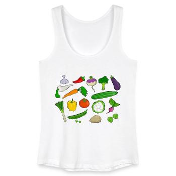 vegetables - Women’s Organic Tank Top - white - Front