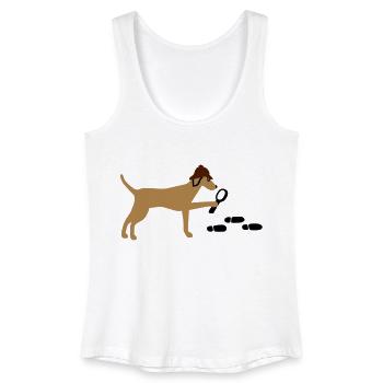 Mantrailer Viszla Vektor - Frauen Bio Tank Top - Weiß - Vorne