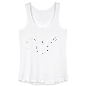 Origami paper planes 1 c. - Women’s Organic Tank Top - white - Front