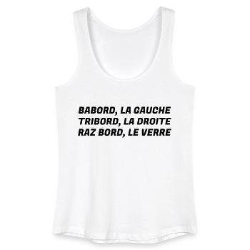 Bretagne / Breton / Bretonne / Breizh / Bzh - Débardeur bio Femme - blanc - Devant