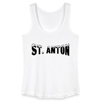 St Anton ski resort (snow) - Women’s Organic Tank Top - white - Front