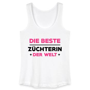 Züchter Züchterin Vieh Ackerbau Bauer Landwirt - Frauen Bio Tank Top - Weiß - Vorne