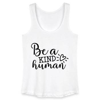 Sei freundlich - Frauen Bio Tank Top - Weiß - Vorne