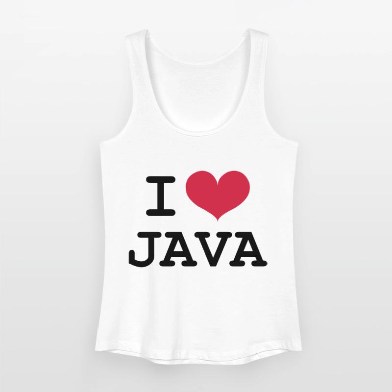 I Love Java Débardeur bio Femme
