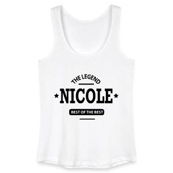 nicole - Frauen Bio Tank Top - Weiß - Vorne