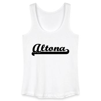 écrit altona - Débardeur bio Femme - blanc - Devant