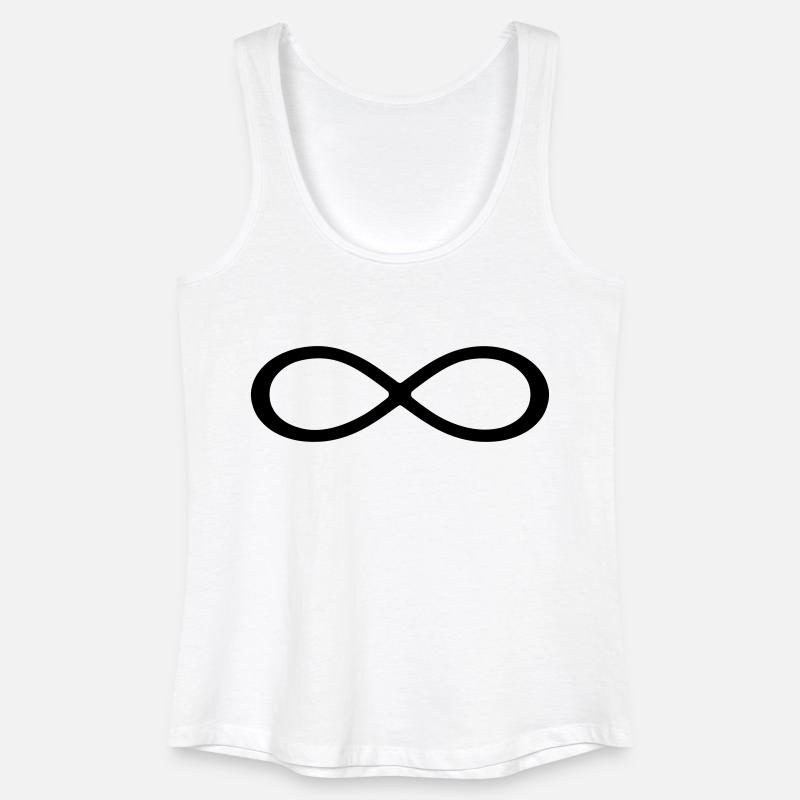 Unendlichkeits Symbol Infinity - Frauen Bio Tank Top - Weiß